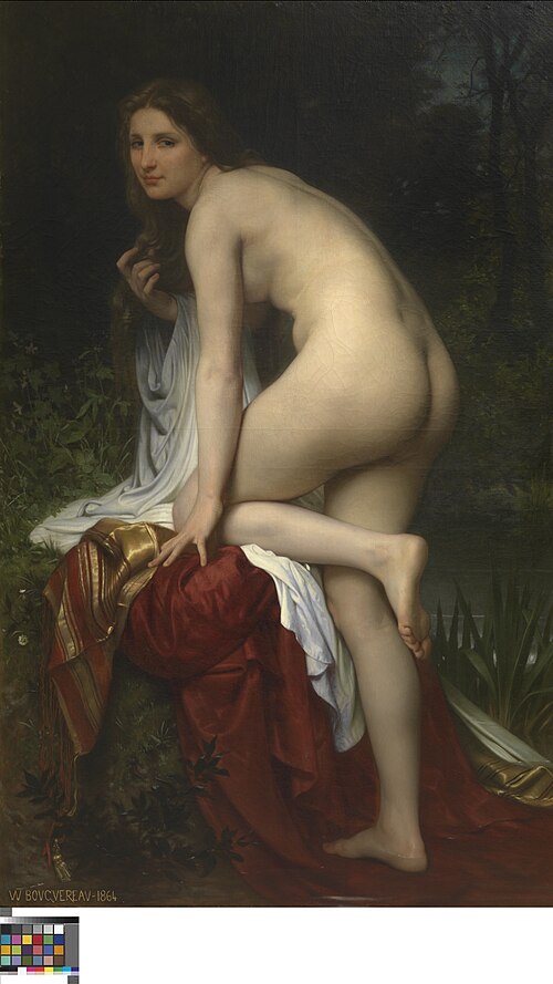 Baigneuse, 1864, William Bouguereau