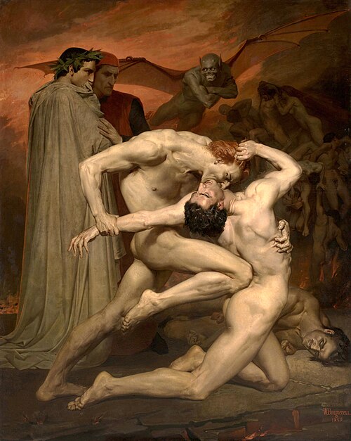 Dante et Virgille en Enfer, 1850, William Bouguereau