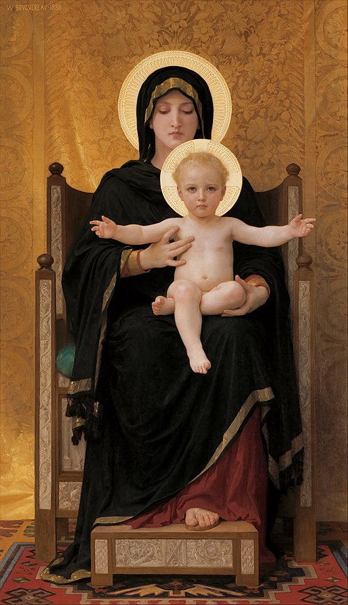 Madone assise, 1888, William Bouguereau