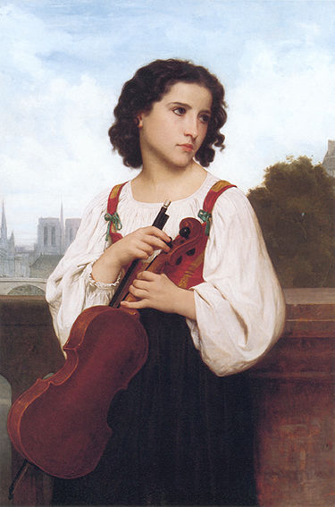 Seule au monde, 1867, William Bouguereau