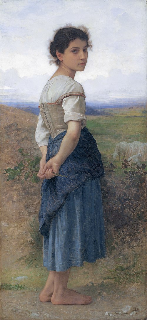 La Jeune Bergère, 1885, William Bouguereau