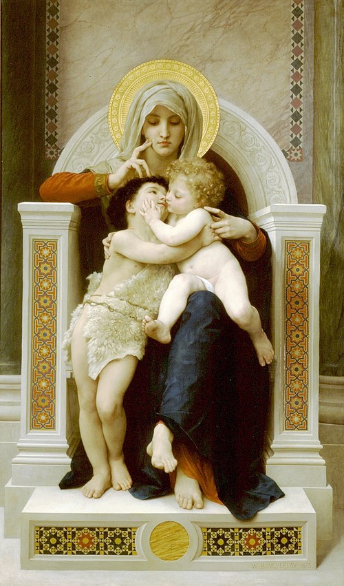 La Vierge, l'Enfant Jésus et saint Jean-Baptiste, 1875, William Bouguereau
