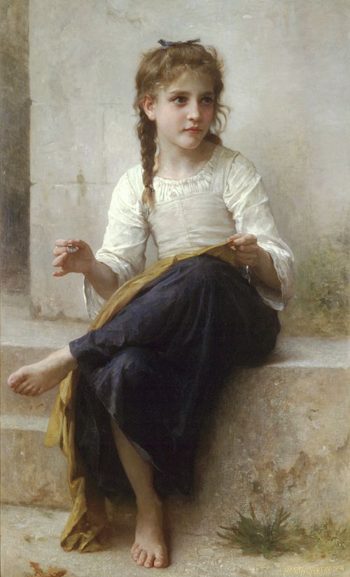 La couturière, 1898, William Bouguereau