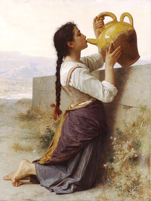 La Soif, 1886, William Bouguereau