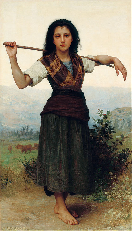 Pastourelle, 1889, William Bouguereau
