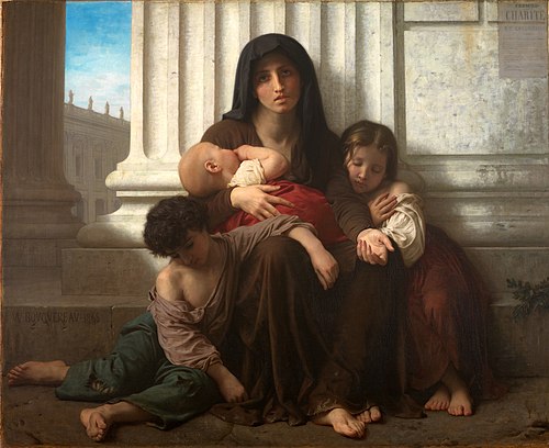 Famille indigente, 1865, William Bouguereau