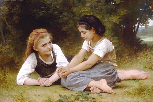 Les Noisettes, 1882, William Bouguereau