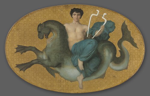 Arion sur un monstre marin, 1855, William Bouguereau