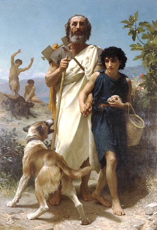 Homer and His Guide, 1874, William-Adolphe Bouguereau