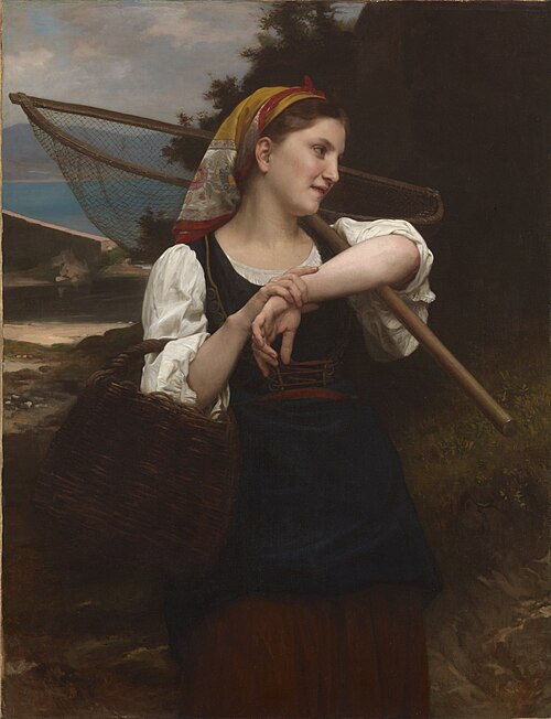 Pêcheuse, 1872, William Bouguereau