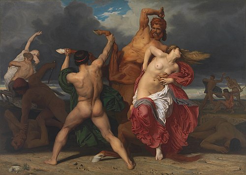 Battle of the Centaurs and the Lapiths, 1852, William-Adolphe Bouguereau