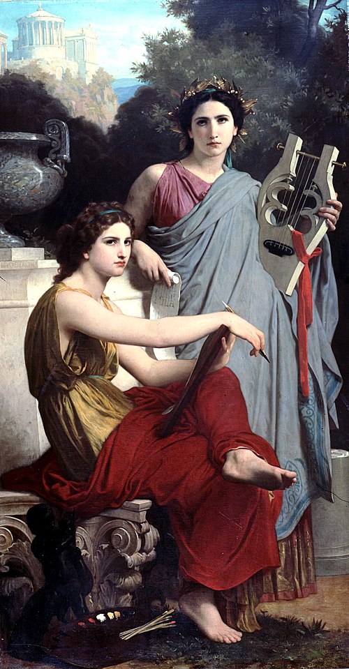 L'art et la Littérature, 1867, William Bouguereau