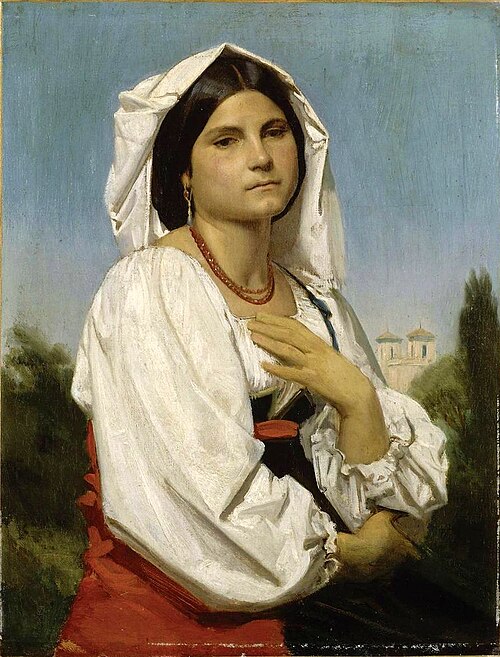 Portrait de Thérésa, 1854, William Bouguereau