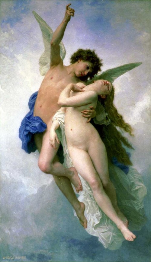 Psyche et l'Amour, 1889, William Bouguereau