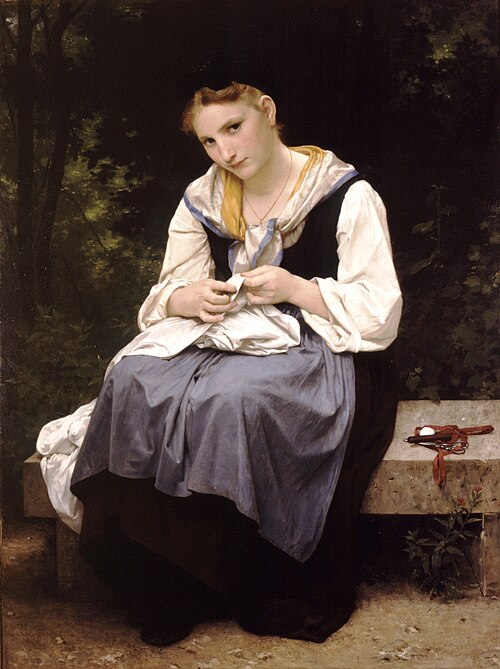Jeune ouvrière, 1869, William Bouguereau