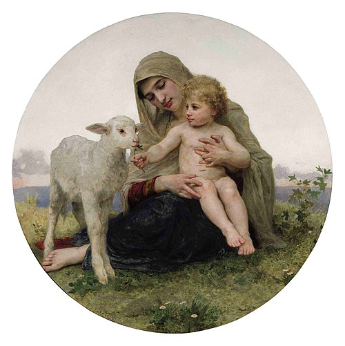 The Virgin of the Lamb, 1903, William Bouguereau