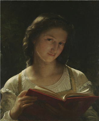 La Liseuse, 1864, William Bouguereau