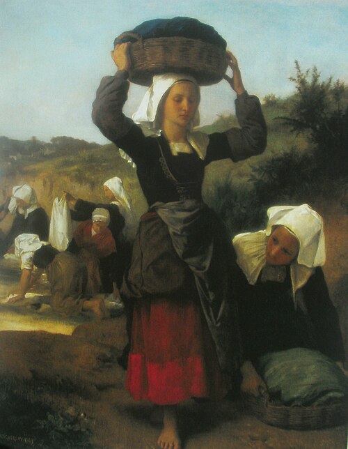 Washerwomen of Fouesnant, 1869, William Bouguereau