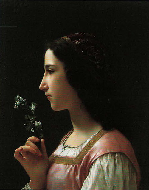 La fleur d'aubépine, 1868, William Bouguereau