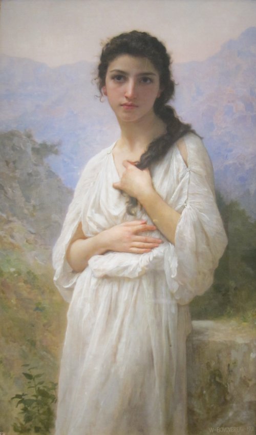 The Meditation, 1901, William Bouguereau