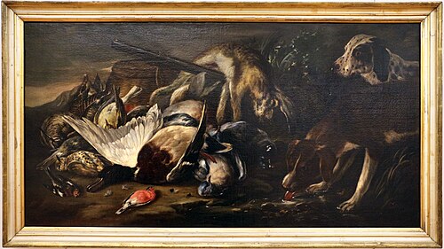 natura morta con cacciagione, , Baldassare de Caro