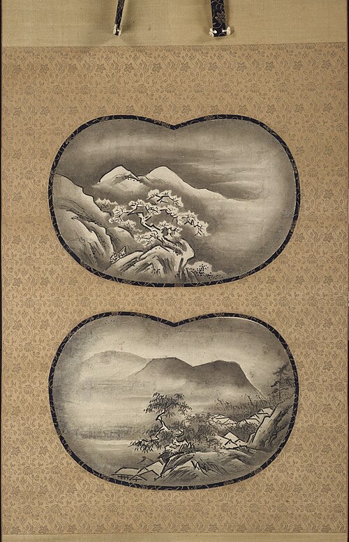Two Landscapes, , Sesshū