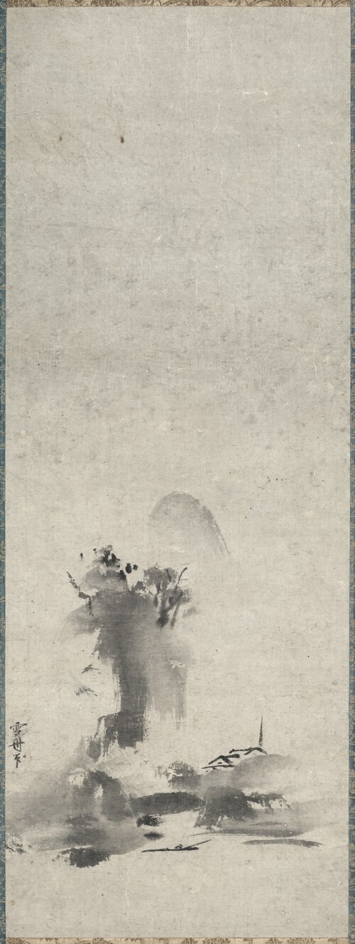 Haboku, Splashed Ink Landscape, 1473, Sesshū