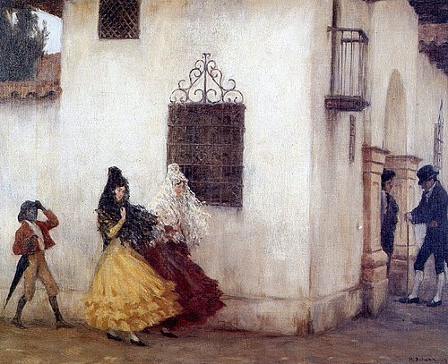 Women of Colonia Chile, 1909, Pedro Subercaseaux