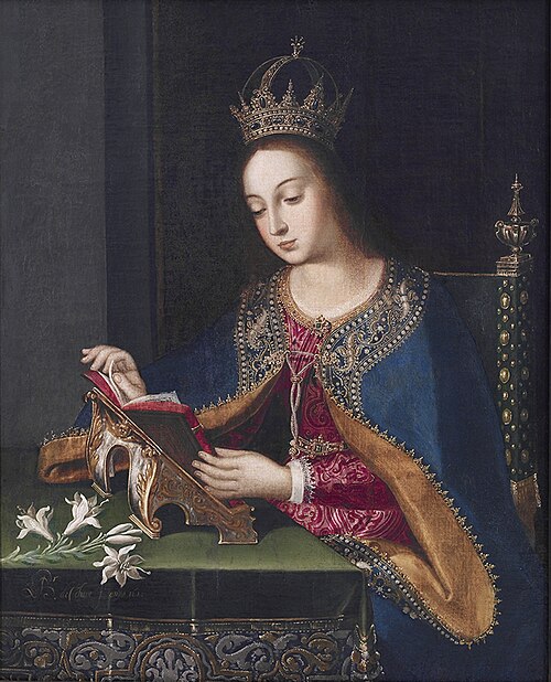 Vírgen Leyendo, 1621, Baltasar Etxabe Orio