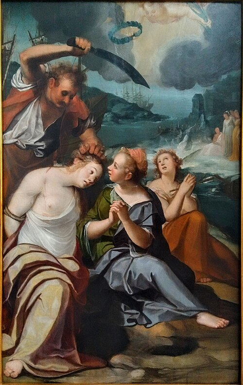 The Martyrdom of Saint Ursula, 1610, Baltasar Etxabe Orio