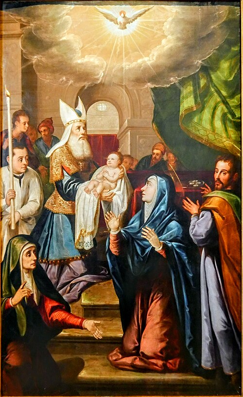 La presentación del Niño en el templo, 1609, Baltasar Etxabe Orio