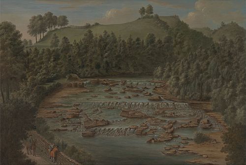 Aysgarth Falls, Yorkshire, 1750, Balthasar Nebot