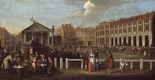 Covent Garden Market, 1737, Balthasar Nebot