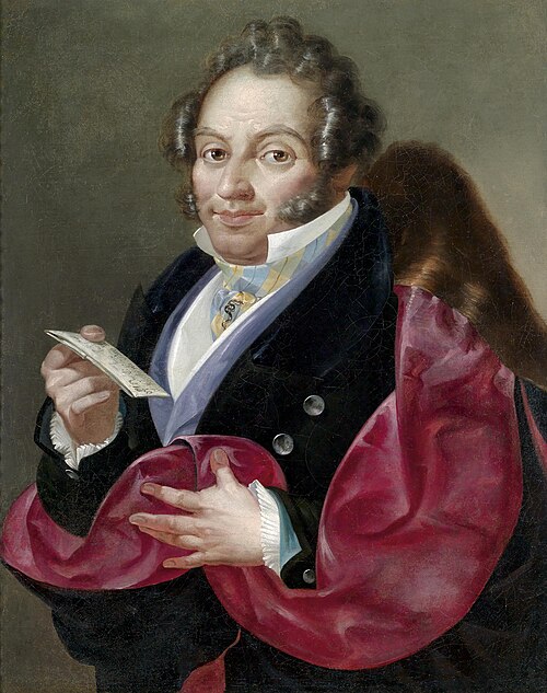 Portrait d'un gentilhomme, 1844, Giuseppe Bernardino Bison