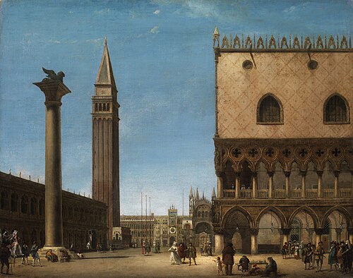 view of Venice, 1844, Giuseppe Bernardino Bison