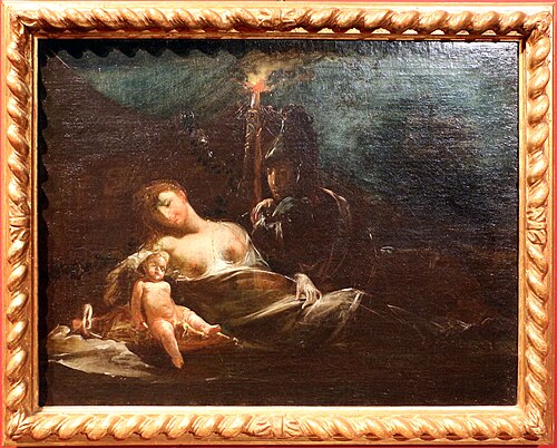 Venus, Mars and Cupid, 1827, Giuseppe Bernardino Bison