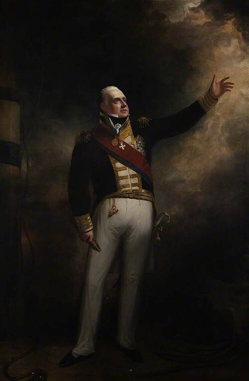 Admiral Edward Pellew (1757–1833), 1st Viscount Exmouth, 1817, William Beechey