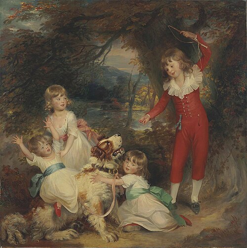 The Dashwood Children, 1750, William Beechey