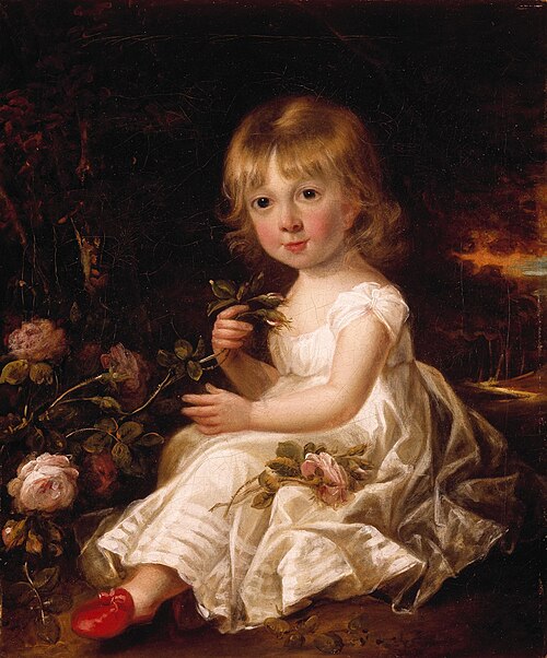 Portrait d'une jeune fille, 1850, William Beechey