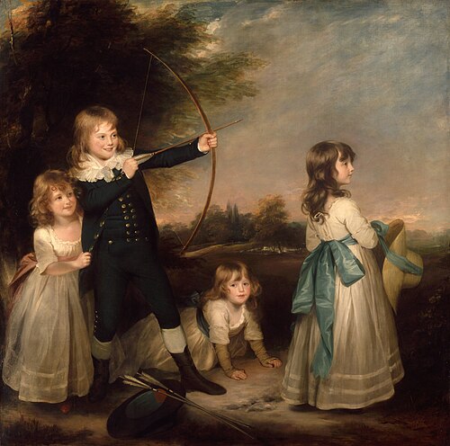The Oddie Children, 1789, William Beechey