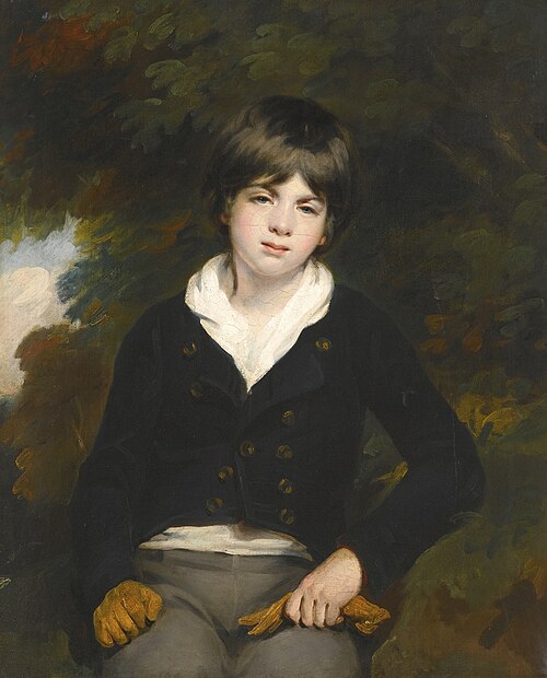 Portrait of a boy, said to be Master Barker, , William Beechey