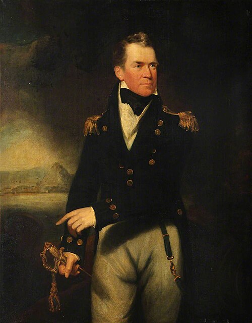 Captain Sir George Ralph Collier, 1774-1824, 1814, William Beechey
