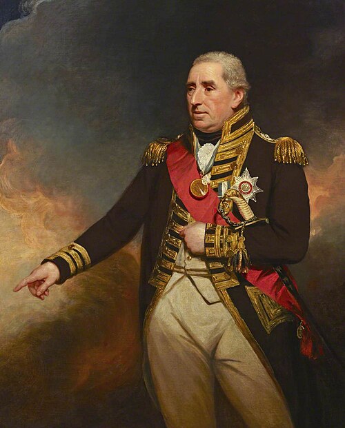 Admiral Sir John Thomas Duckworth (1748-1817), 1809, William Beechey