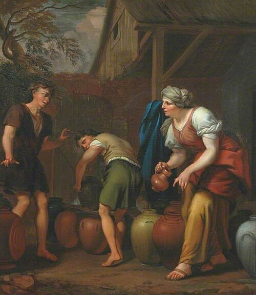 The Meeting of Rachel and Jacob, 1696, Barend Graat
