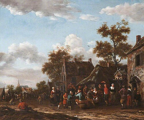 A Village Fair, 1669, Barent Gael
