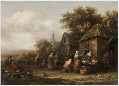 Landscape with Figures, , Barent Gael