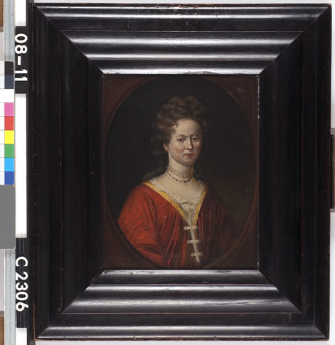 Onbekende dame, 1750, Barent van Kalraet