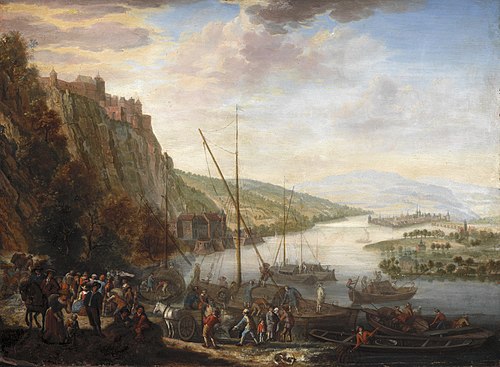A River Landscape, 1691, Barent van Kalraet