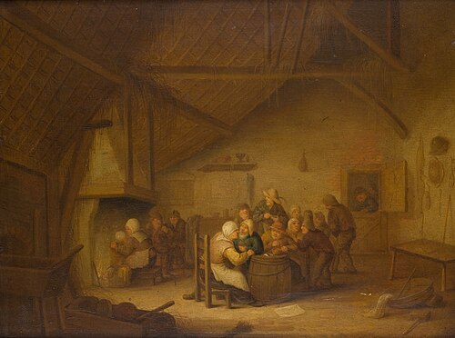 Peasants in the Tavern (In the Tavern), , Bartholomeus Molenaer