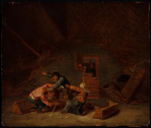 A Tavern Brawl, 1646, Bartholomeus Molenaer